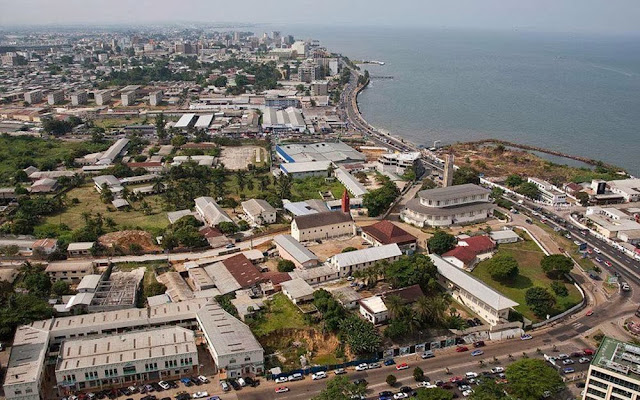 Foto aérea de Librevile – Gabão