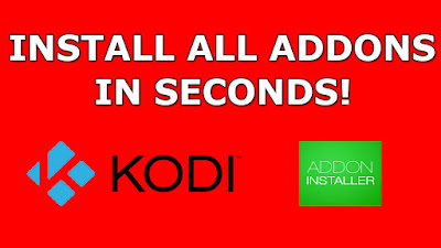 Install All The Popular Addons For Kodi