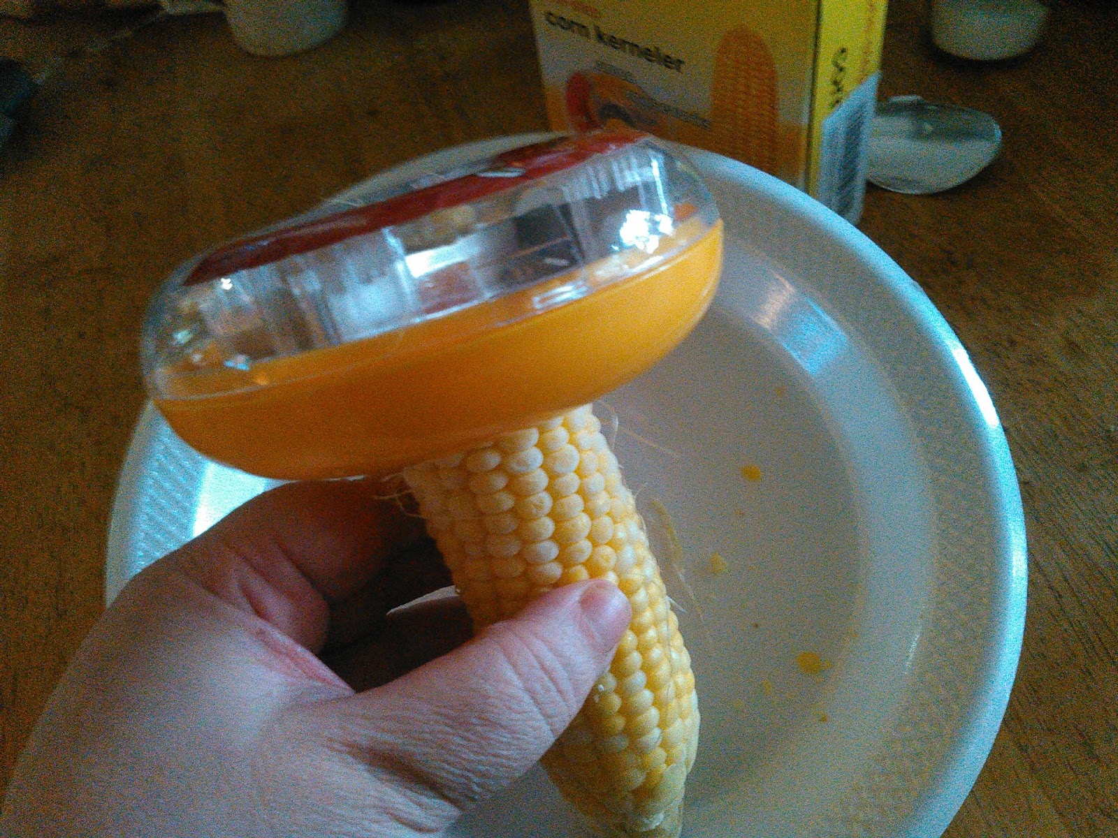 Criscia's Hole in the wall Corn Kernel Remover Sweet Corn Cutter One