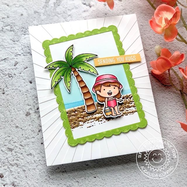 Sunny Studio Stamps: Seasonal Trees Sending Sunshine Coastal Cuties Pirate Pals Cards by Angelica Conrad and Juliana Michaels