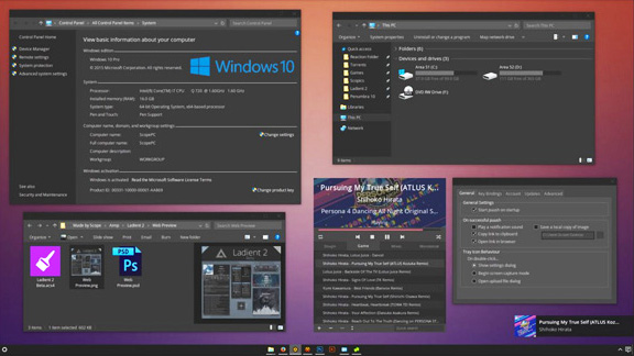 Download 5 Best Free Windows 10 Themes Skin Packs For April 2020