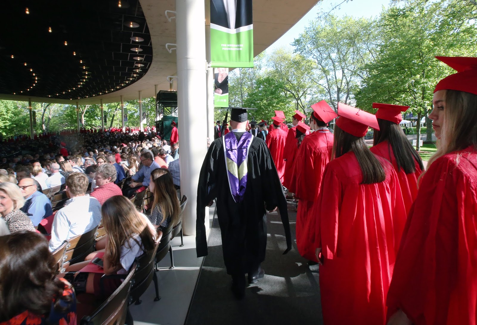 Mark Kodiak Ukena Deerfield High School Graduation Ceremony at Ravinia