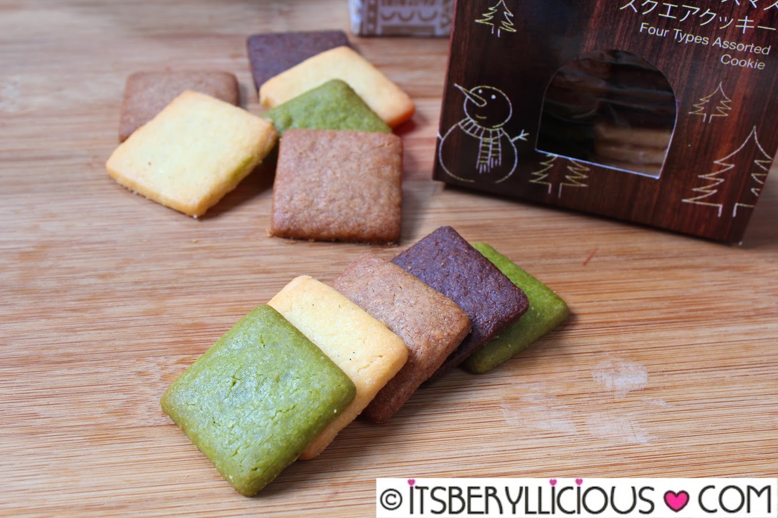 Kumori Japanese Bakery Christmas Squares as Gifts for the Holiday