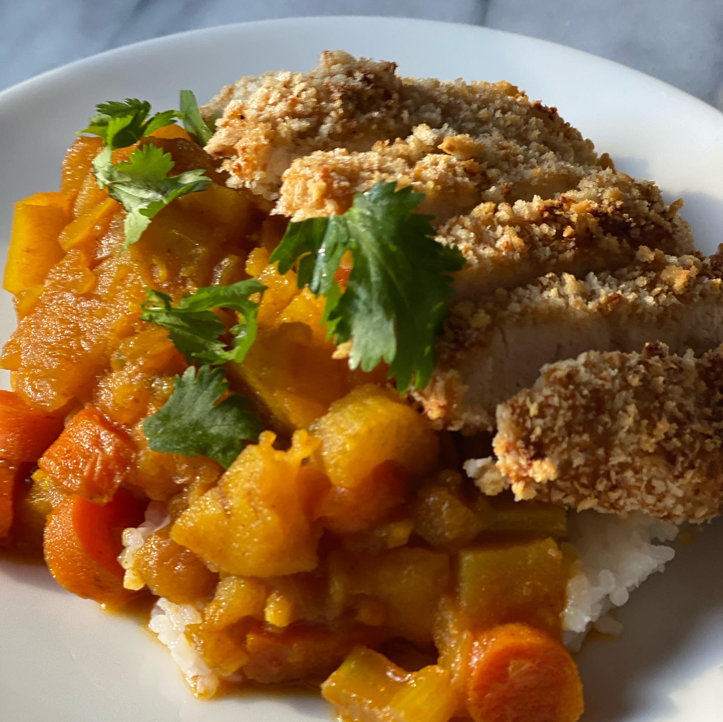 AirFryer Chicken Katsu Curry How to Make Fried Chicken in the Air Fryer