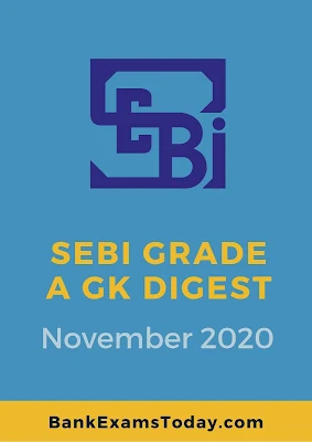 SEBI Grade A GK Digest: November 2020