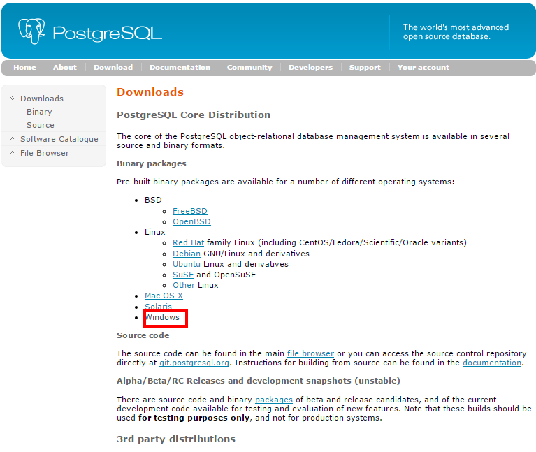 การติดตั้ง PostgreSQL ใน Window | Programming Hunter