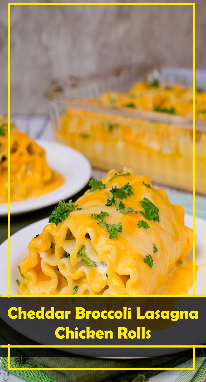 THE BEST Cheddar Broccoli Lasagna Chicken Rolls Healthyrecipes04