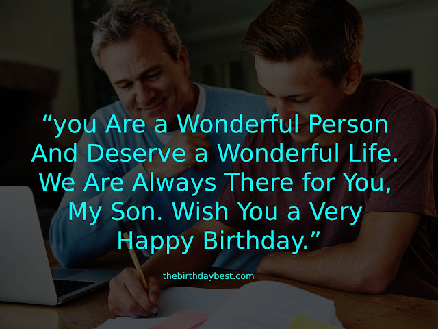 Heartfelt birthday wishes for son