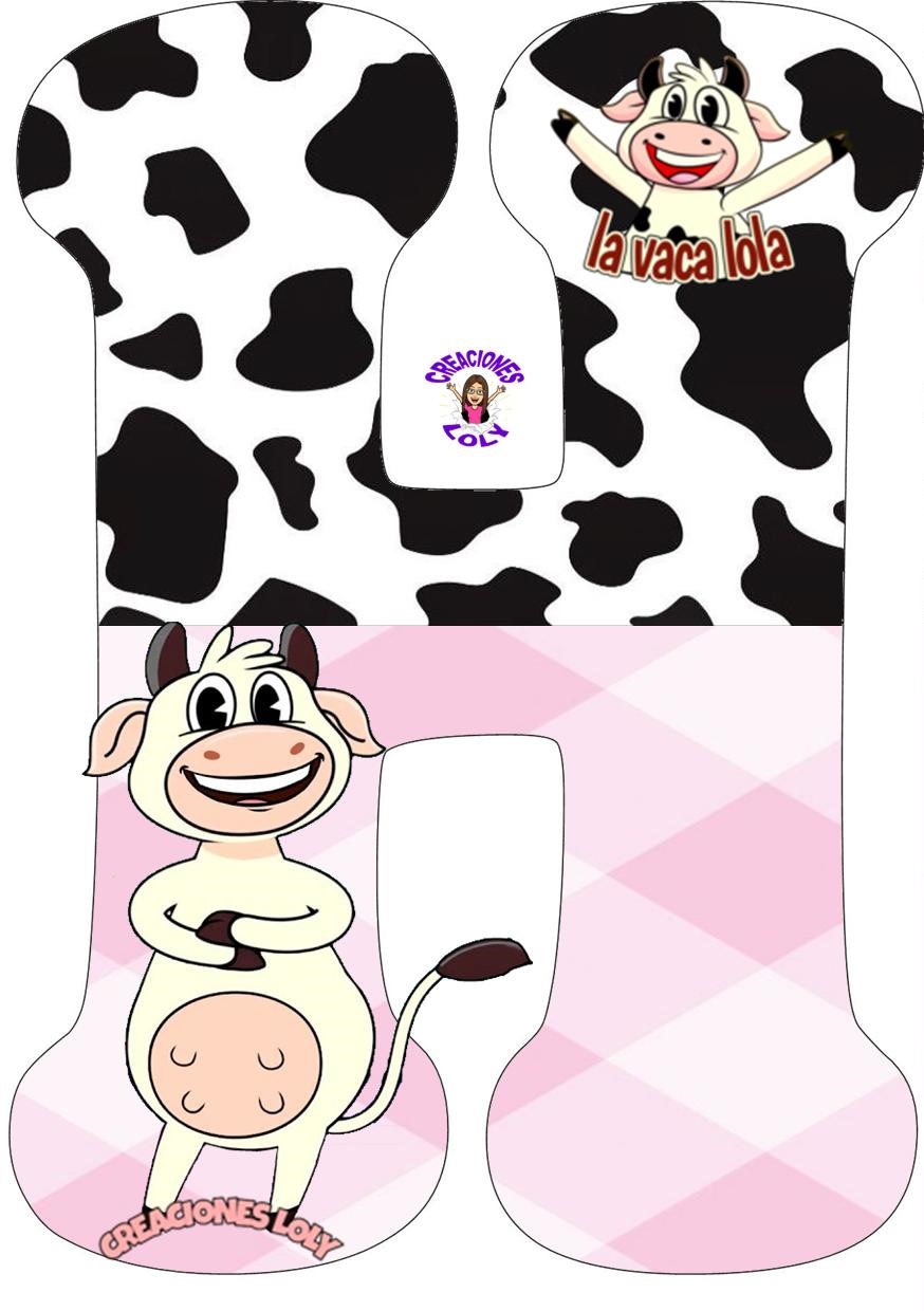 Creaciones Loly ABECEDARIO DE LA VACA LOLA