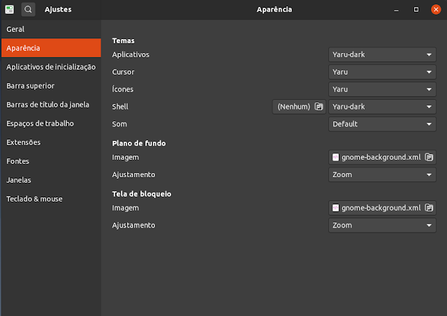 Tema Yaru do Ubuntu no Debian e em outras distribuições Linux - Dicas Linux e Windows Tema Yaru do Ubuntu no Debian e em outras distribuições Linux - Dicas Linux e Windows