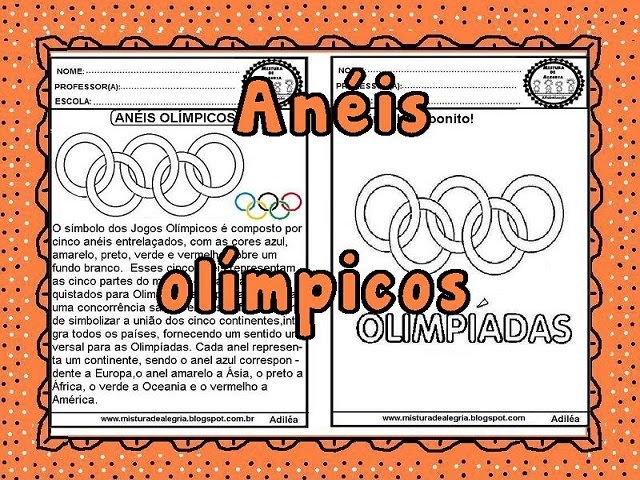 Jogos Olímpicos - Textos Informativos Para Imprimir — SÓ ESCOLA