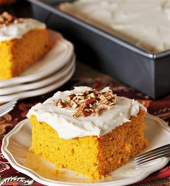 Yellow Cake Mix Pumpkin Cake