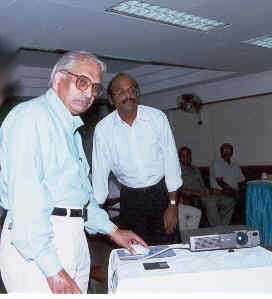 Mr S Narendra, Former Information Advisor to Indian Prime Minister and Trustee of the Foundation launching the website www.primepointfoundation.org.
