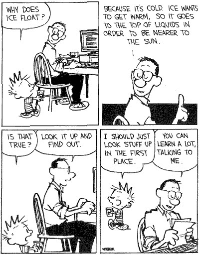 Savvy and Sage: Calvin and Hobbes: Father's Day