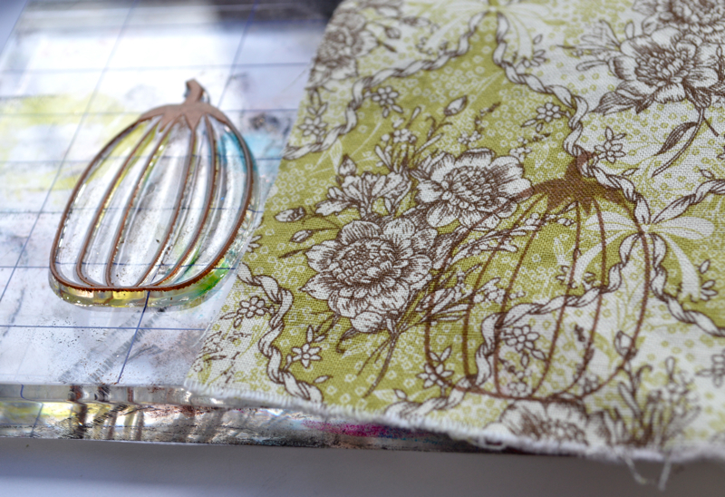 Much Ado About Nothing Stamping On Fabric Fabric Card Tutorial