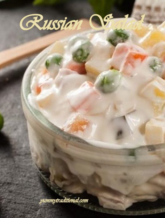 Russian Salad Recipe - Yummy Traditional
