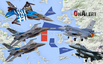 Αιγαίο: Σε ετοιμότητα πενταλέπτου οι Μονάδες αναχαίτισης για την τουρκική άσκηση  