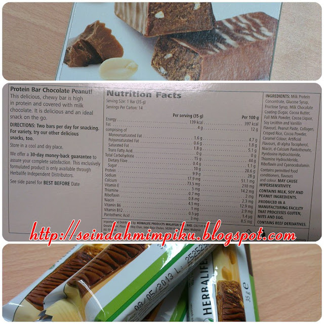 Seindah Mimpiku Herbalife Protein Bar