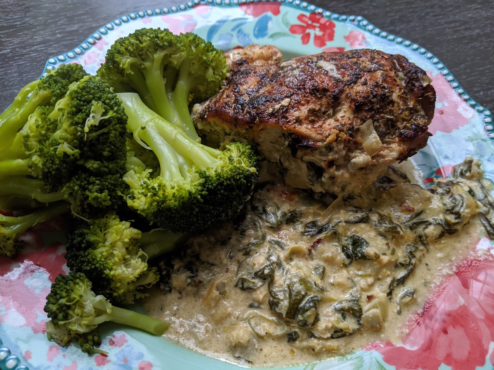 Spinach Artichoke Stuffed Chicken Breasts