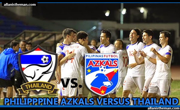 Philippine Azkals vs Thailand (AFF Suzuki Cup 2014) FREE LIVE STREAMING