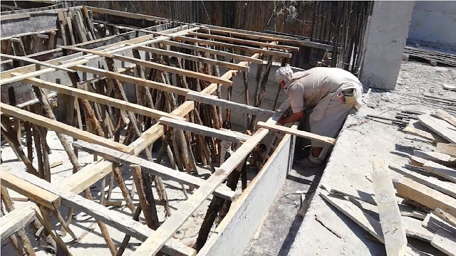 Beams and slab shuttering construction