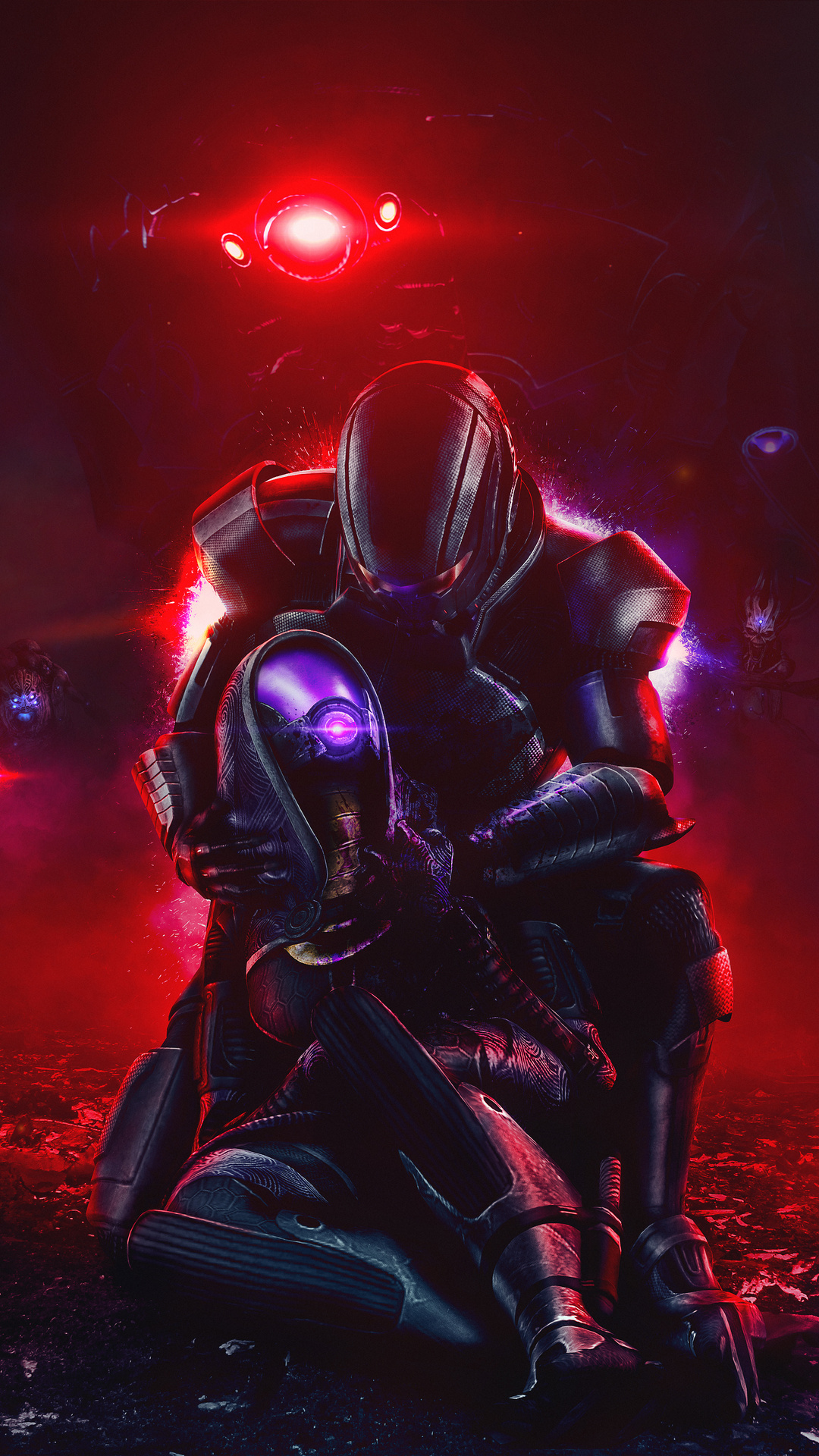 Shepard And Tali Wallpaper