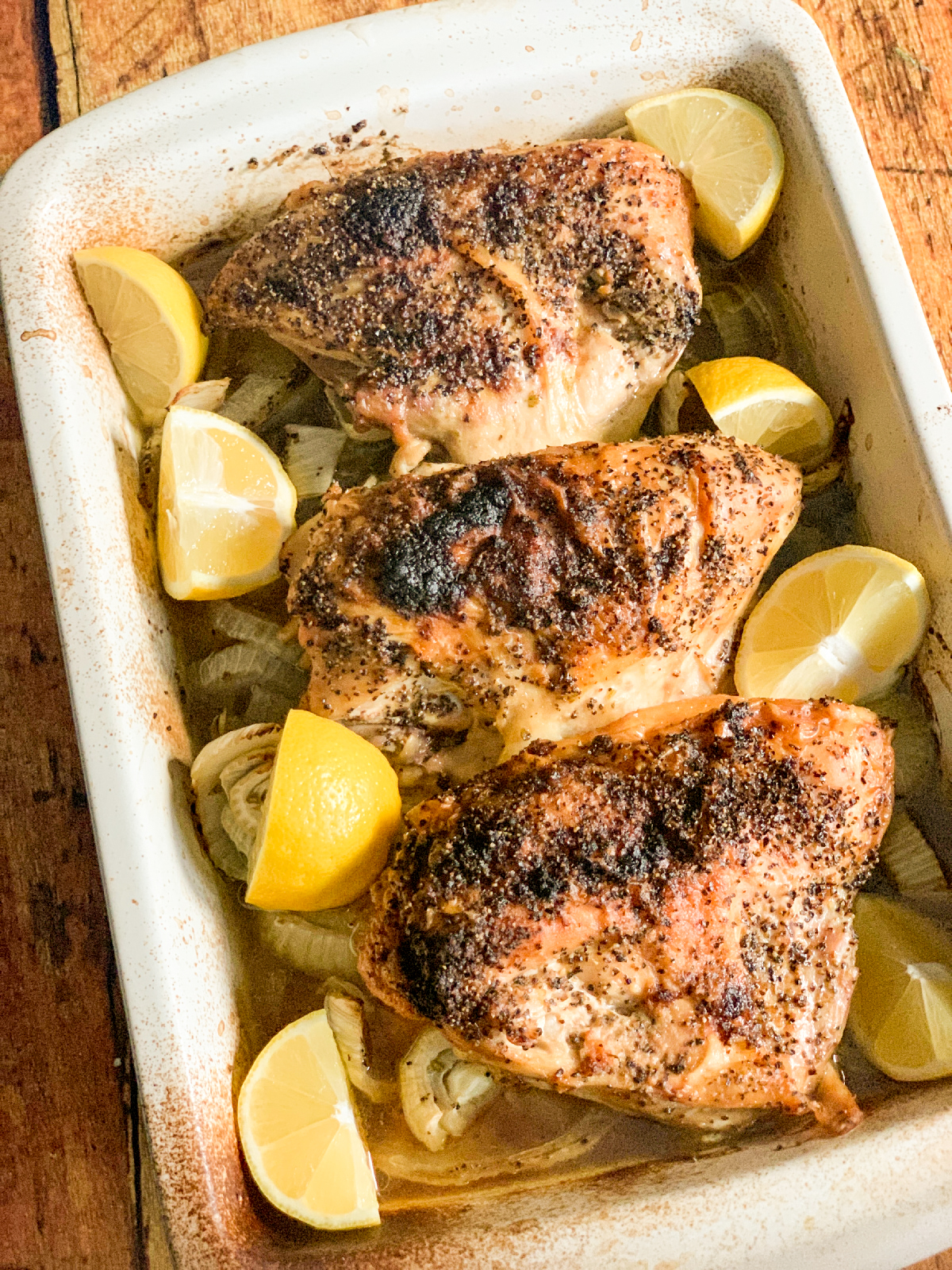 Roast Bone In Chicken Breast with Fennel