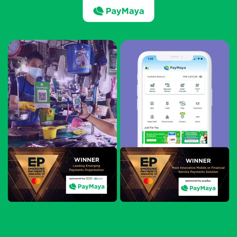 PayMaya among the world's best at Emerging Payments Awards 2021