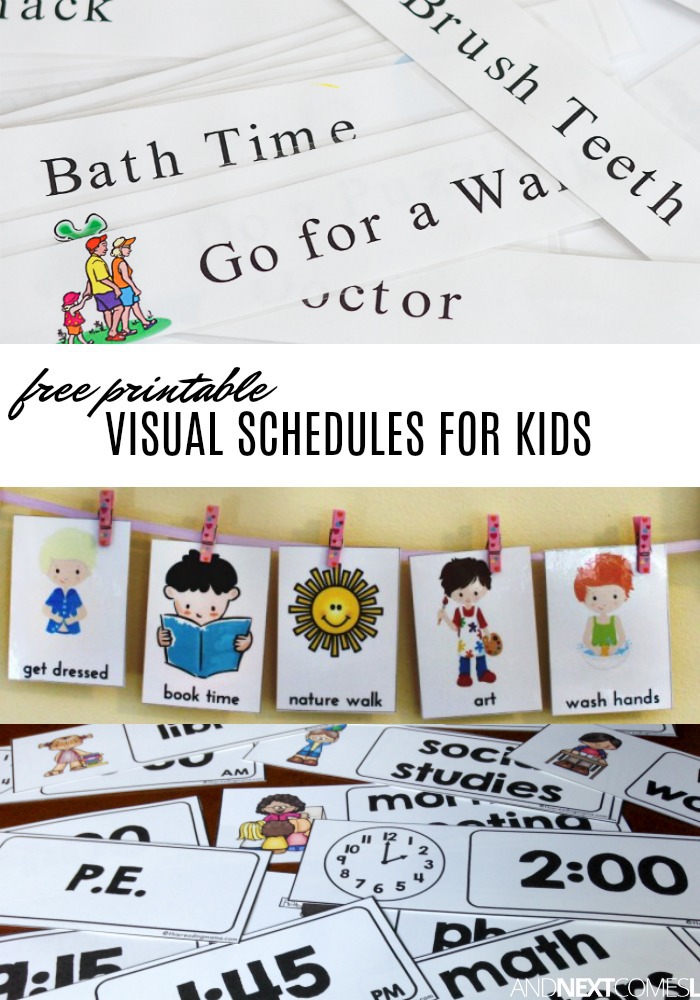 Free Visual Schedule Printables To Help Kids With Daily Routines And 