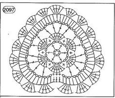 Corações de Crochê Com Gráficos 27