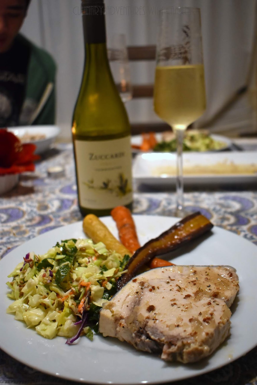Olive OilPoached Swordfish + Zuccardi Serie A Torrontés WinePW Sponsored