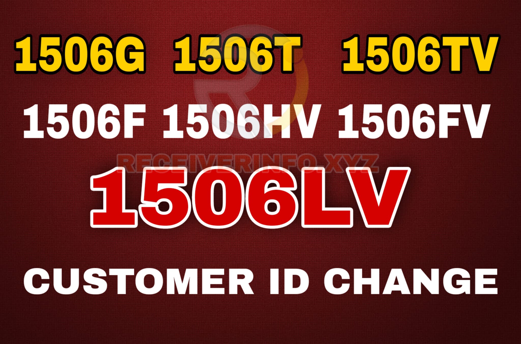 HOW TO CHANGE CUSTOMER ID SUNPLUS 1506LV 1506TV 1506G 1506F SOFTWARE IN MOBILE