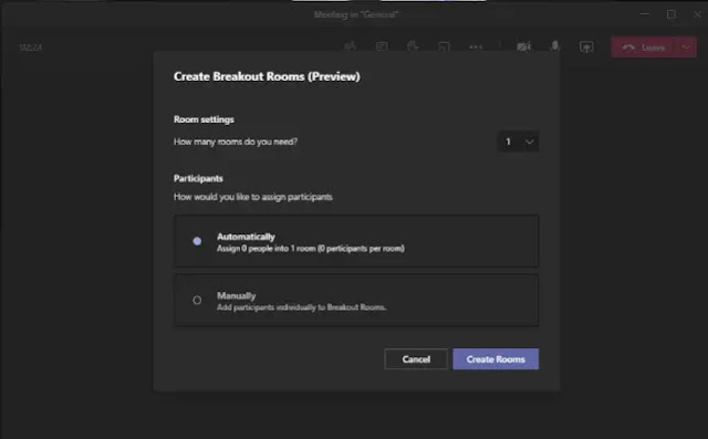 How to Create a Microsoft Teams-6 Breakout Room