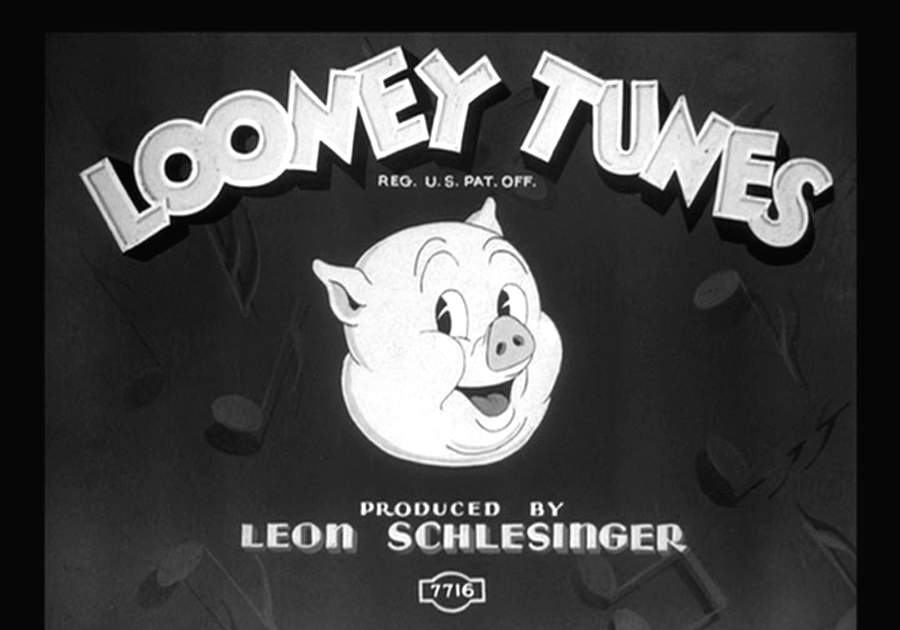 LOONEY TUNES / "Porky's Road Race" - 1937.