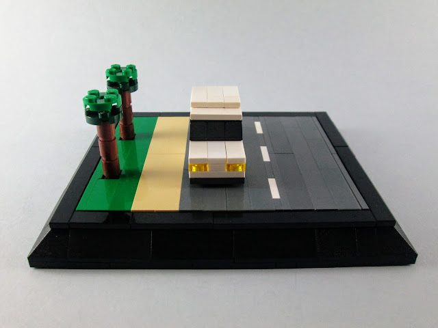 MOC LEGO Carrinha branca 3 wide 