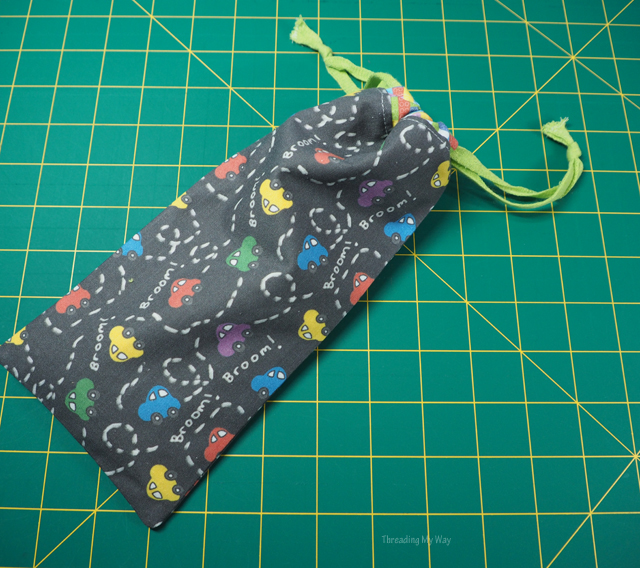 Threading My Way: No Zip Pencil Case ~ Easy to Make Drawstring Bag