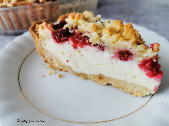Tarta z owocami Sernik z kruszonką