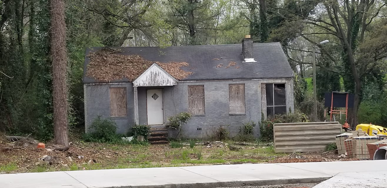 Abandoned Home on MLK Dr in West Atlanta