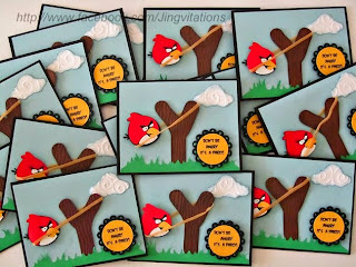 angry birds invitations banner goody bags party favors