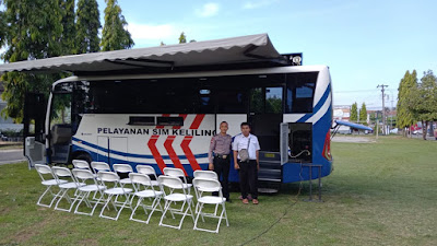 Datang Ke Pituruh, Satlantas Polres Purworejo Memberikan Pelayanan SIM Keliling untuk Perpanjangan SIM  A dan C