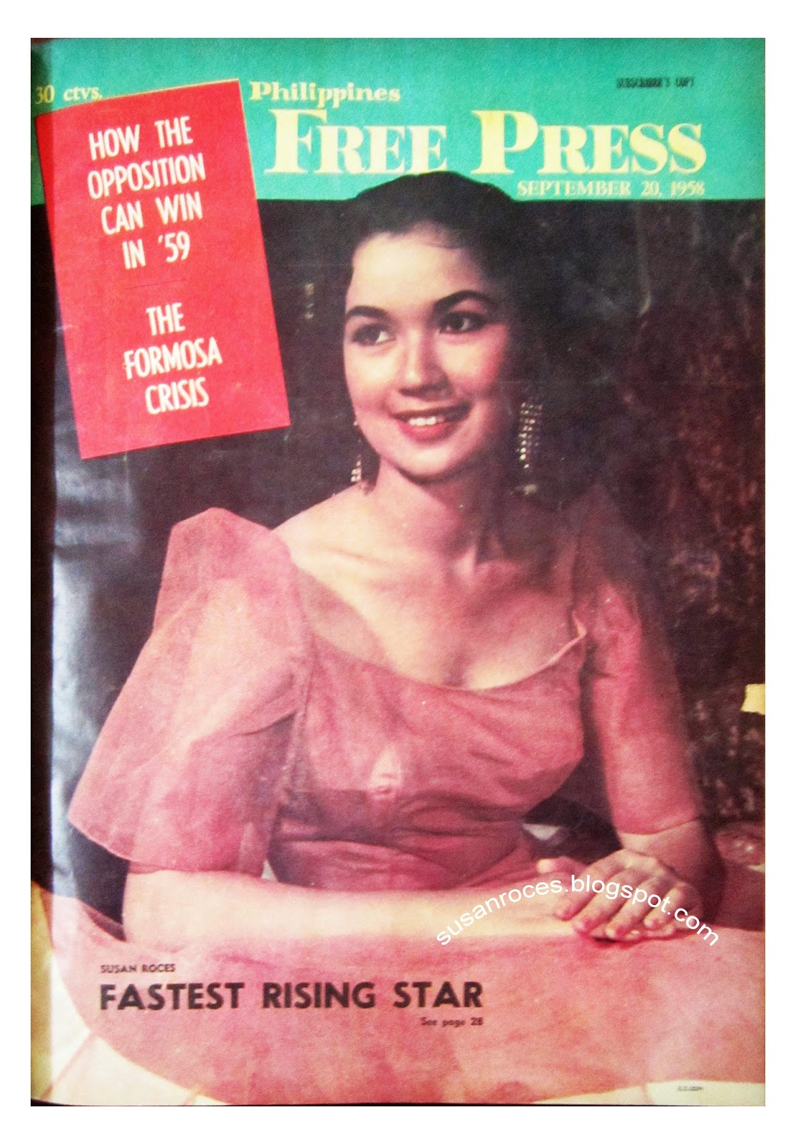 SUSAN ROCES: SUSAN ROCES: FASTEST RISING STAR (Philippines Free Press ...