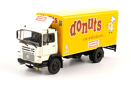Pegaso 1121 (1981) Donuts Pegaso 1121 1981 Donuts 1:43 camiones pegaso