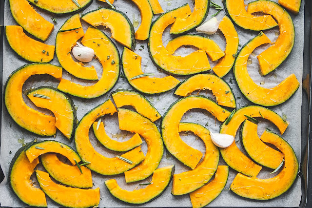 Zucca al forno con buccia step preparazione