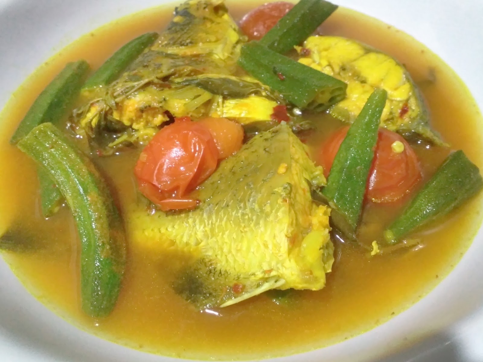 Asam rebus kembung masak ikan Jom Try