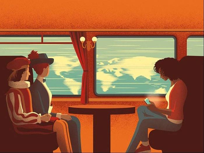 30 illustrations by an Itlian artist reflecting the negative trends of modern society