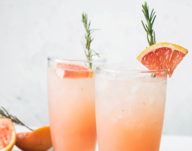 Honey Rosemary Grapefruit Sodas drink recipes