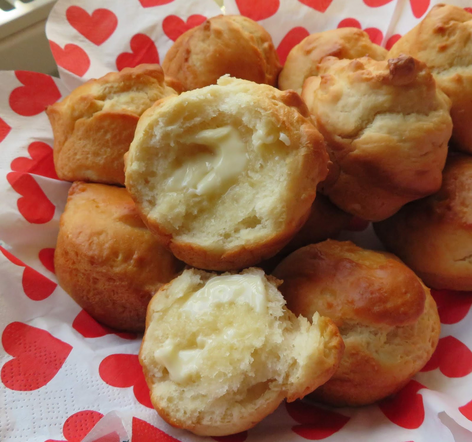 The English Kitchen White Batter Rolls