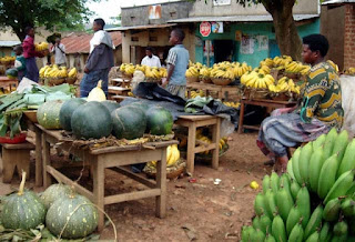 Market day in Uganda Africa