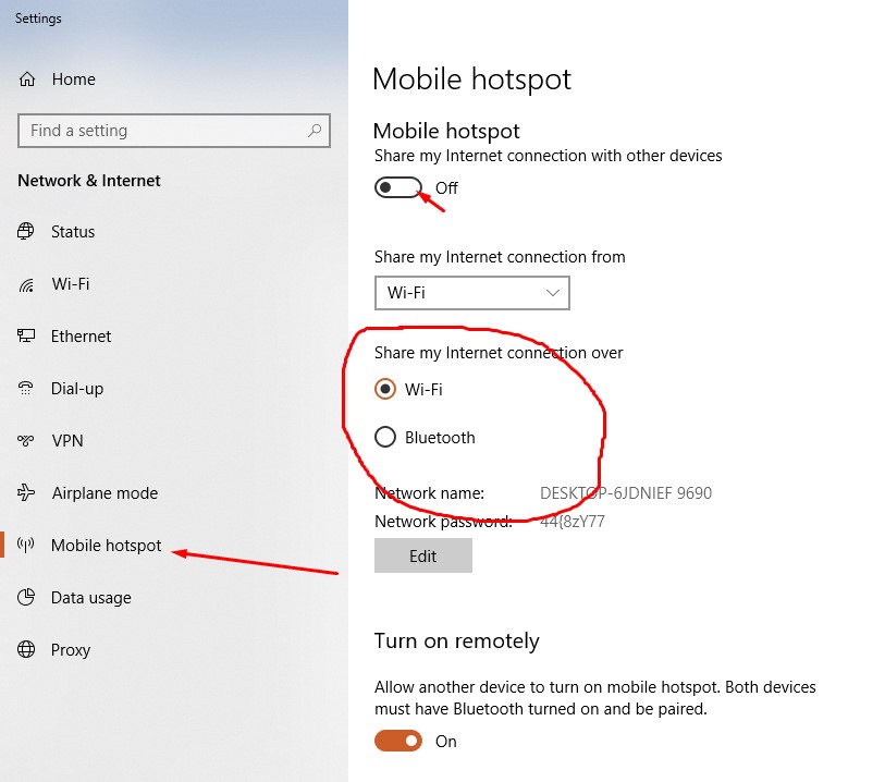 How to turn your pc to WiFi hotspot