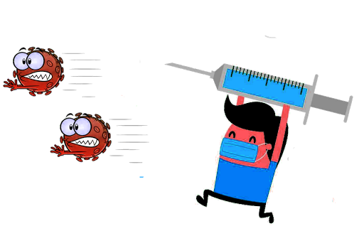 Vaksin Covid Kartun Png - Download Poster